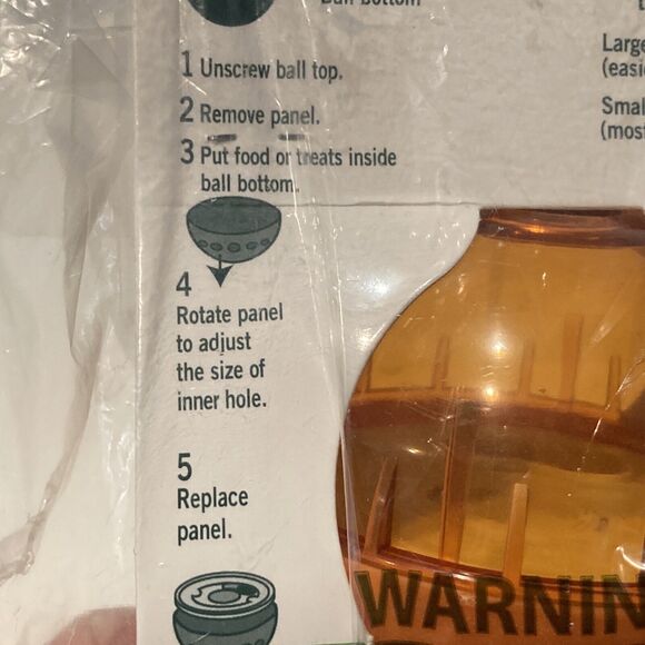 2x OurPets IQ TREAT BALL Interactive Smarter Problem Solving Dog Toy 3” Treat - Picture 6 of 9